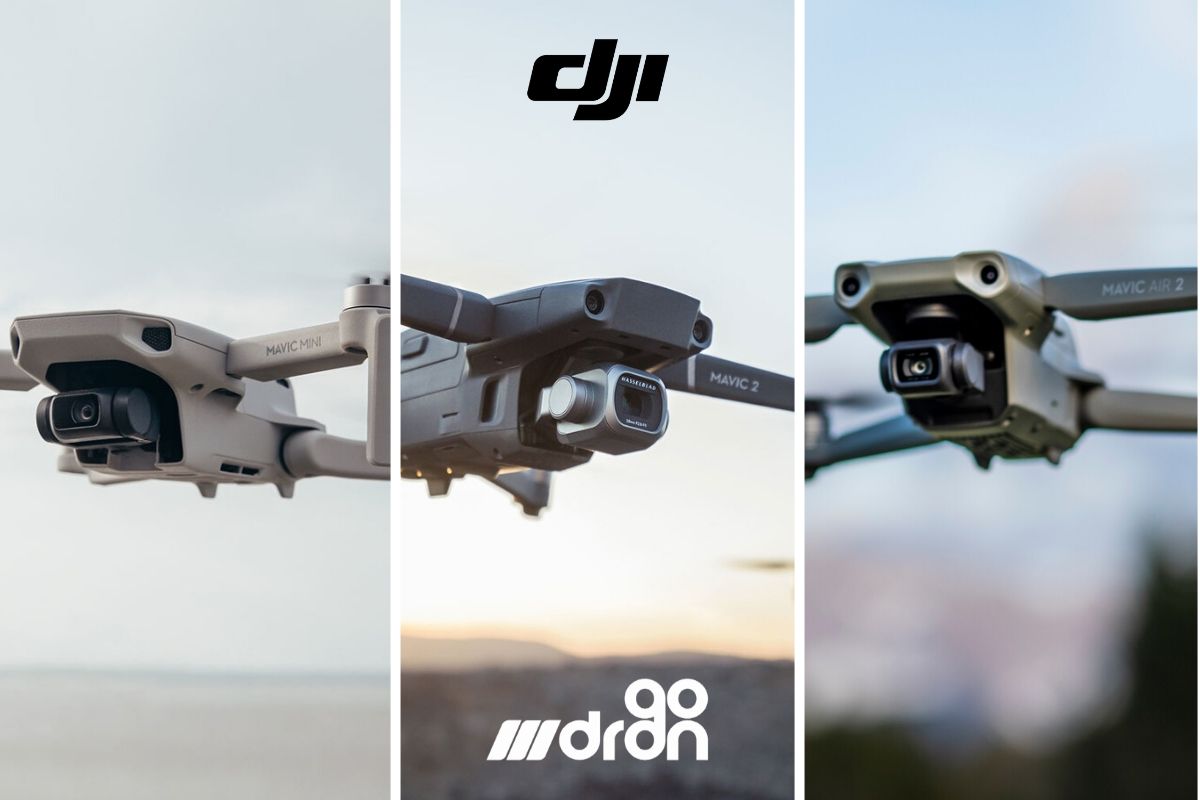 Diferencias entre Mavic Mini, Mavic 2 y Mavic Air 2 - GoDron México