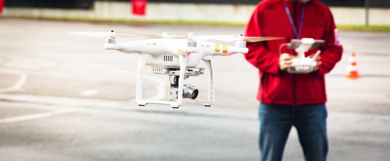Drone seguridad pública - paramédicos