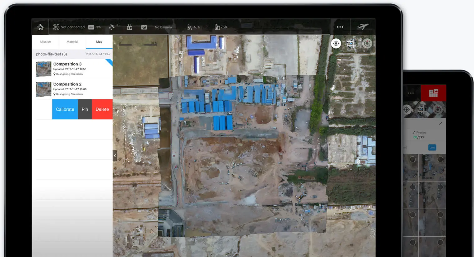 Pantalla de GPS