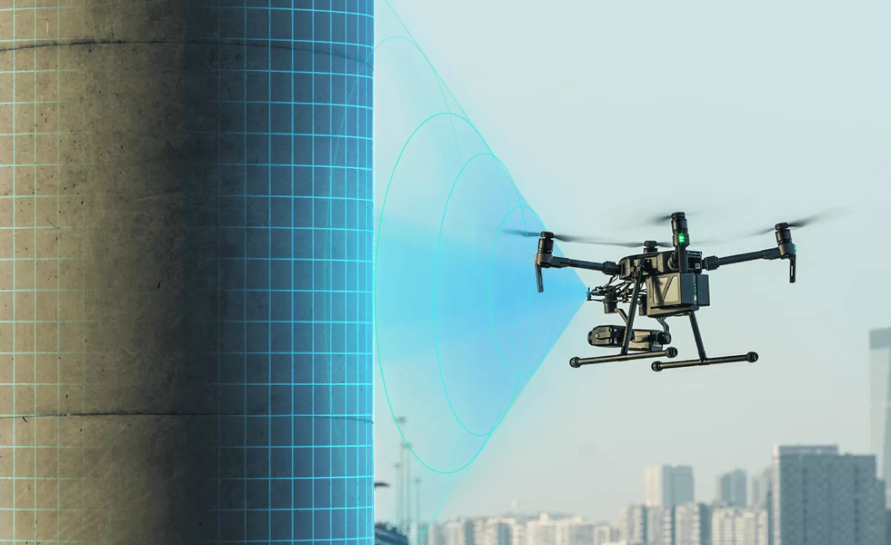 M350 RTK monitoreando una estructura