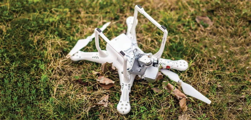 Dron Chocado