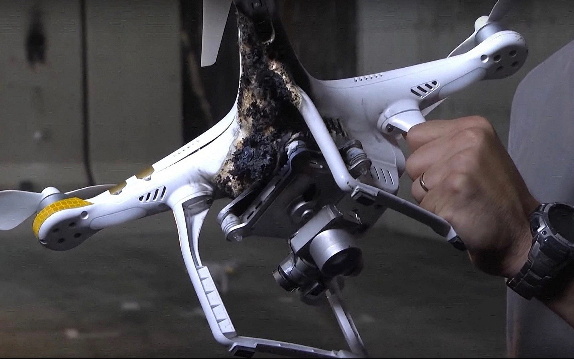 Dron Quemado 