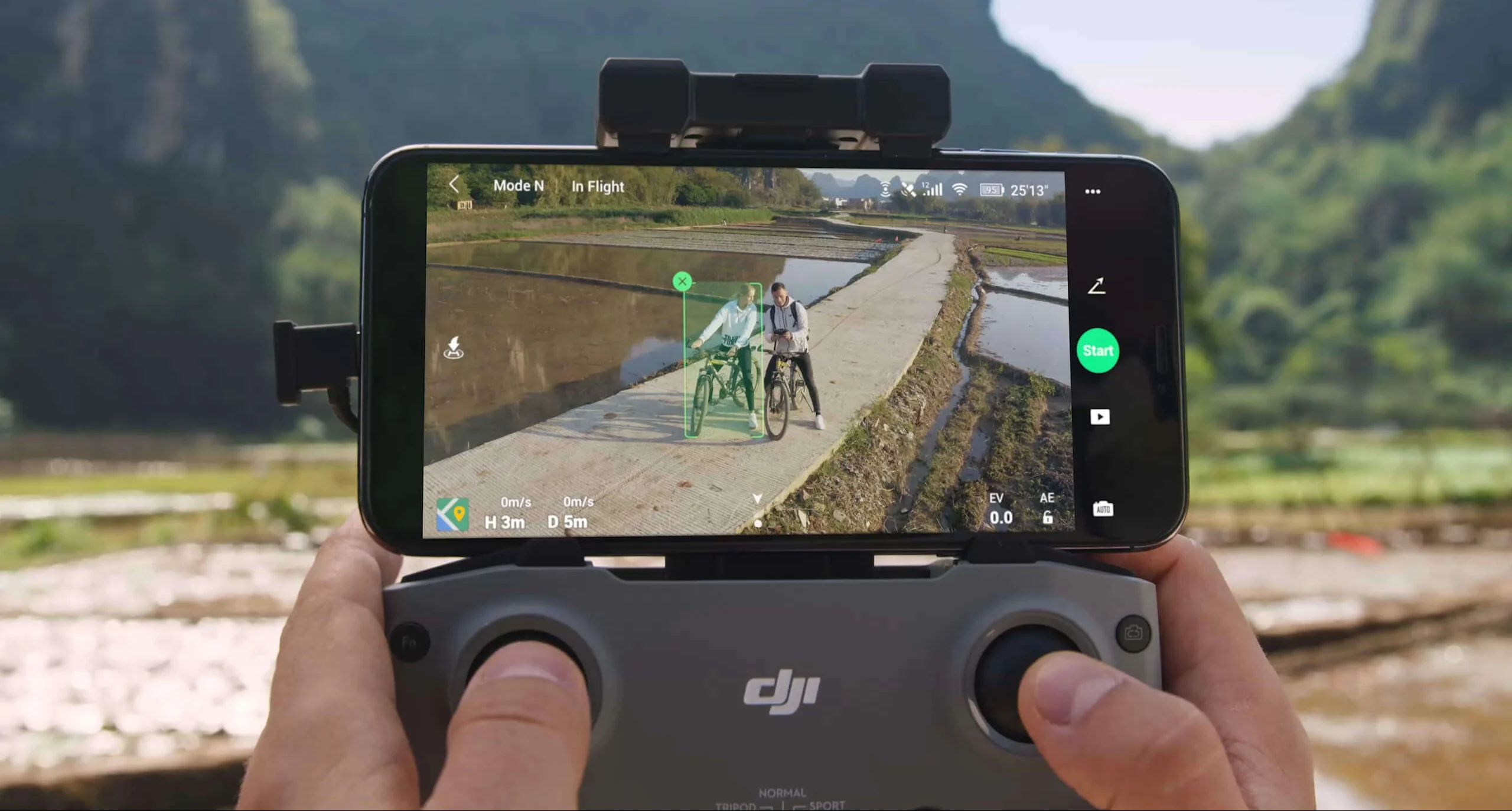 uso de control de Mavic 3 S