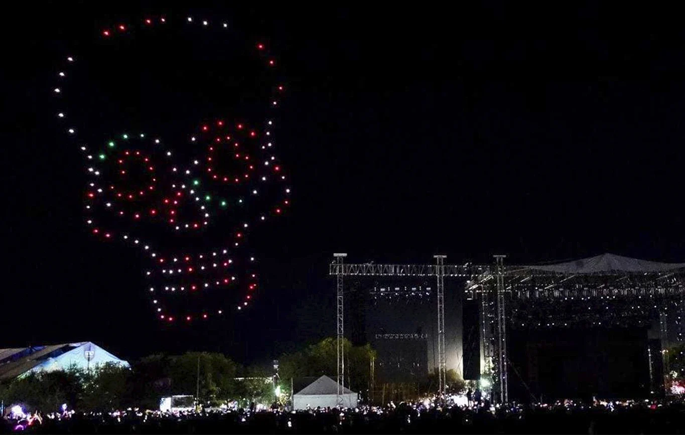 Festival de luces de drones