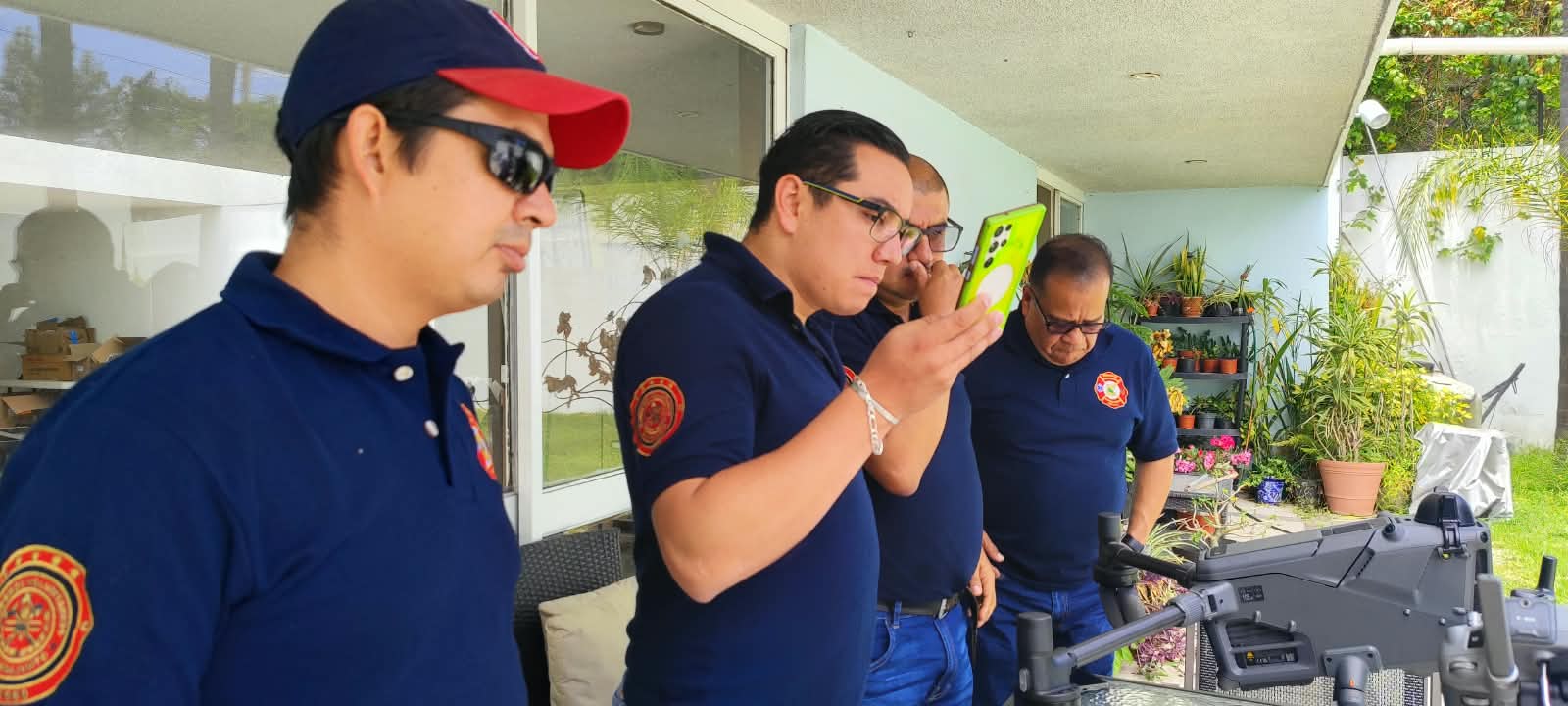 Bomberos de Gto en capacitacion
